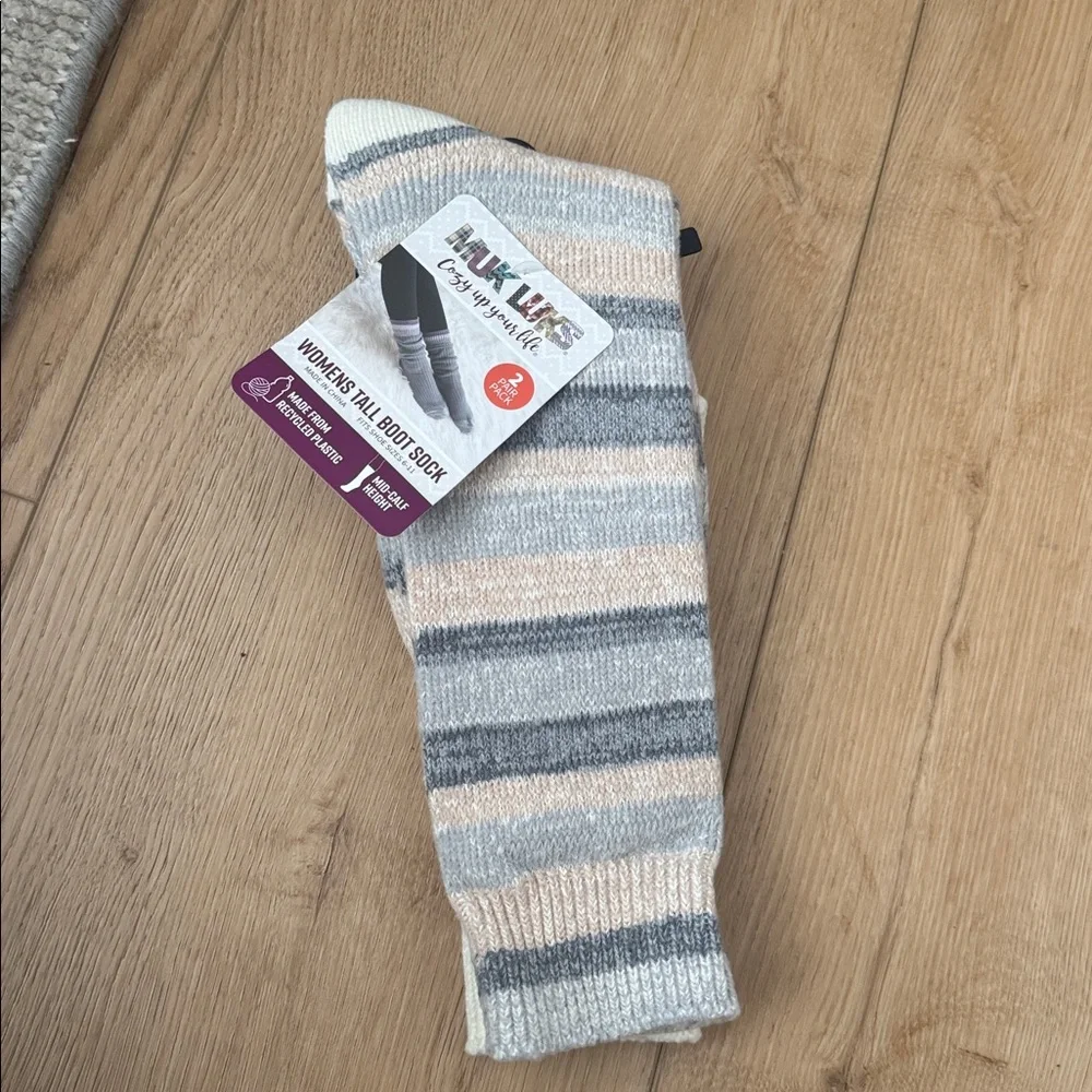 Muk Luks 2 Pack Boot Socks